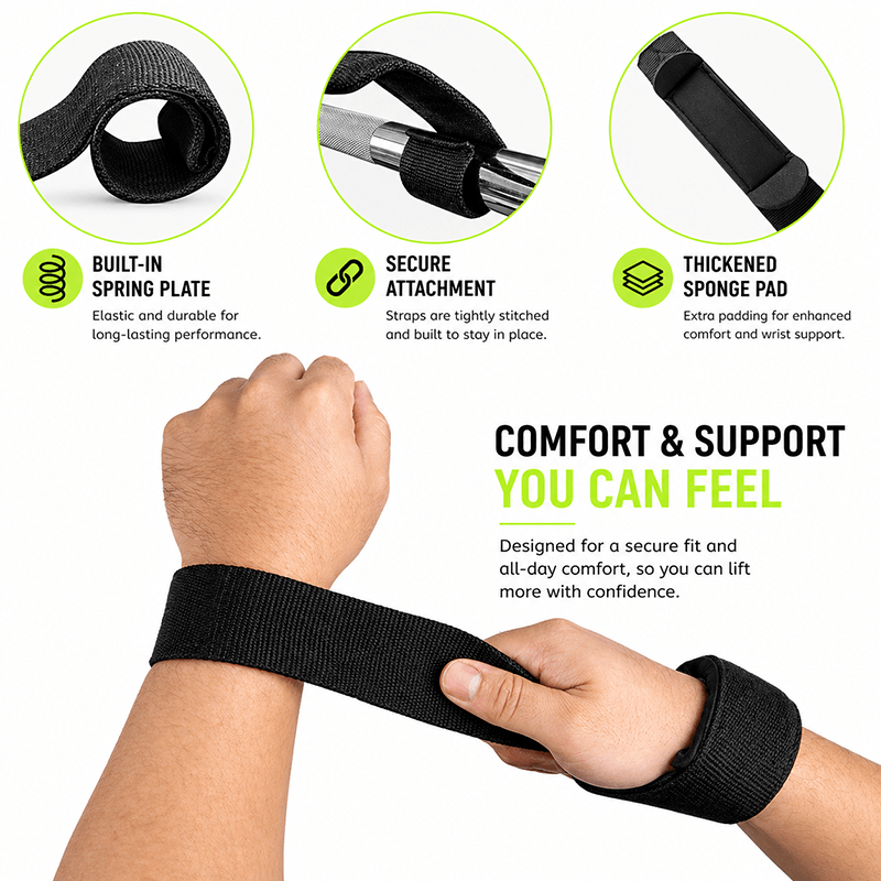 SlapStraps - Self Apply Lifting Straps