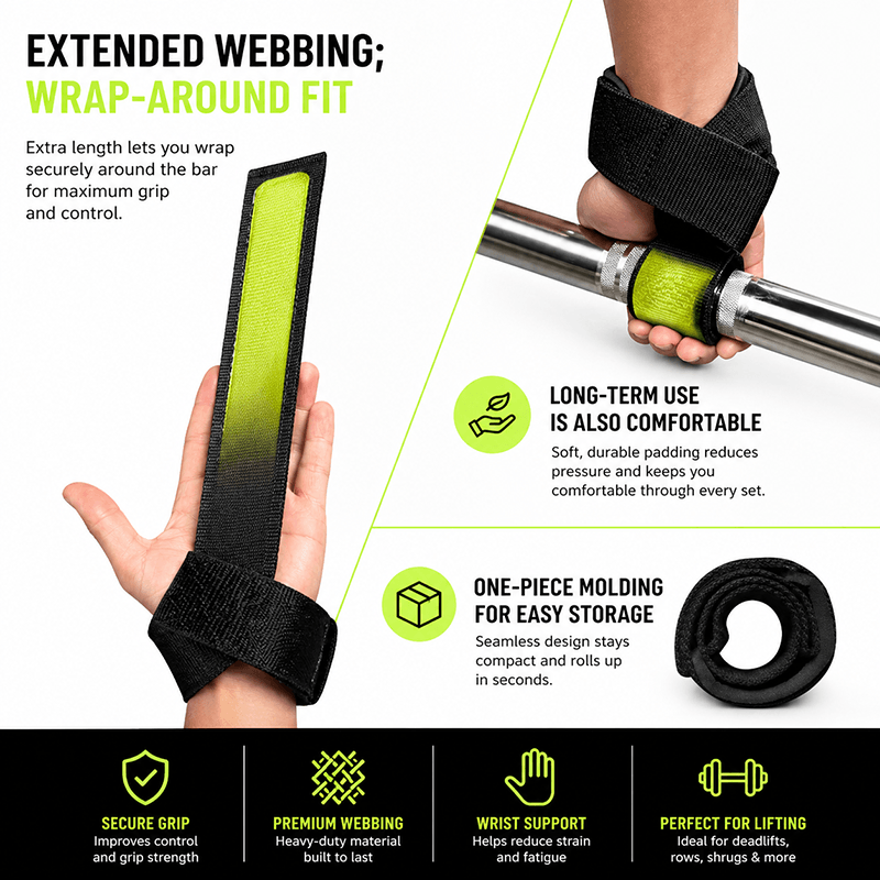 SlapStraps - Self Apply Lifting Straps