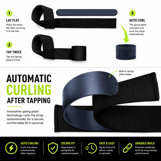 SlapStraps - Self Apply Lifting Straps